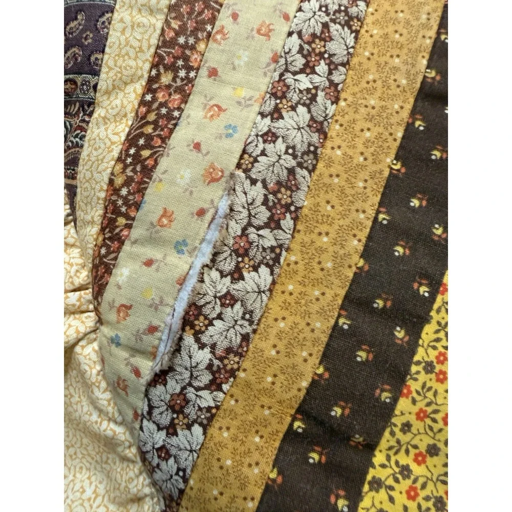 Handmade Quilted Patchwork Pillow 16
